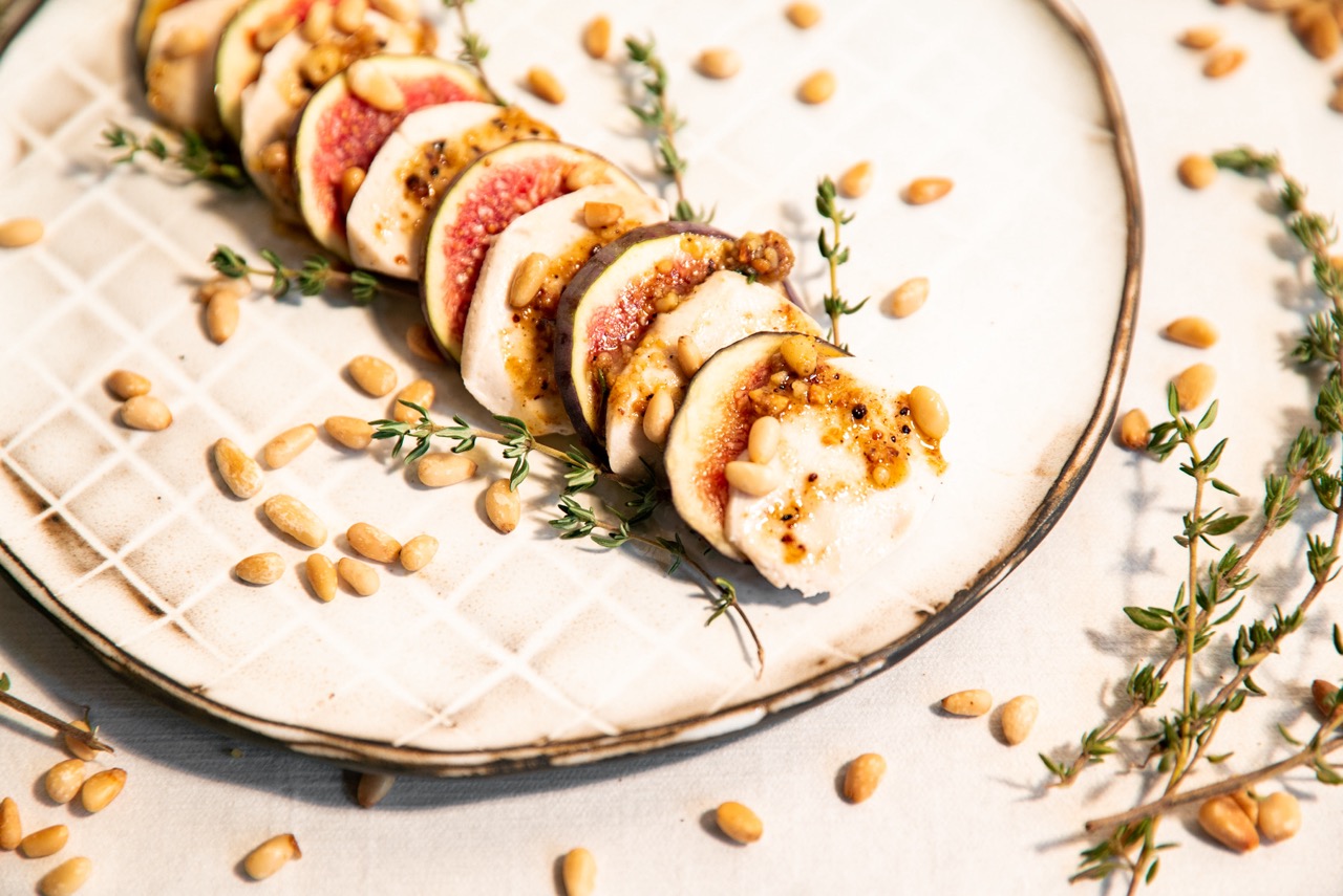 Feige-Mozzarella Caprese