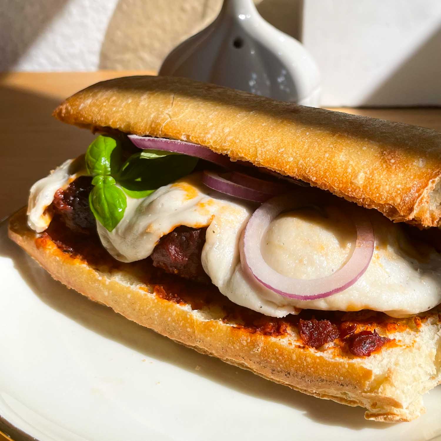 Veganer Meatball Sub